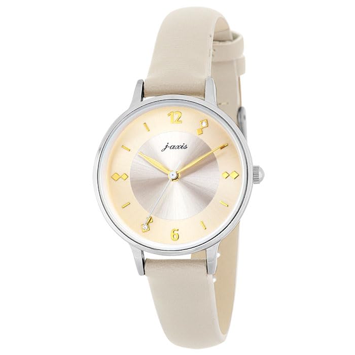 

Sun Flame Co., Ltd. J-Axis Stone Sunray Watch, Muted Color, Women s, Gray, CF2C0023-GY