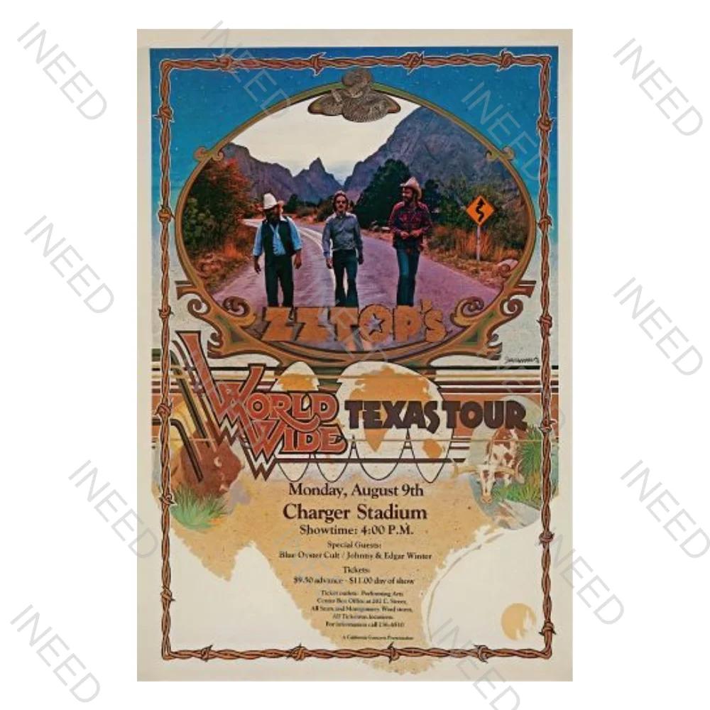 INEED Rétro Vintage Rock N Roll Groupe Panneau en Étain Affiche de Musique Plaque Décorative Plaque en Métal Pour Cave d'Homme Club Décor Mural Maison