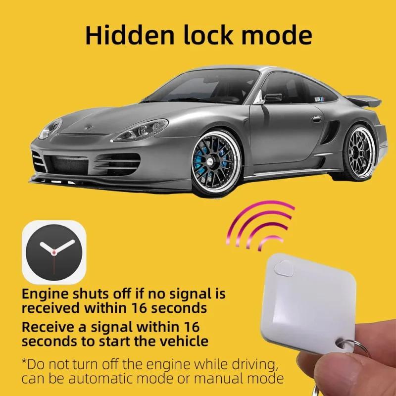 Car anti-theft system car alarm circuit cut off automatic lock unlock car engine