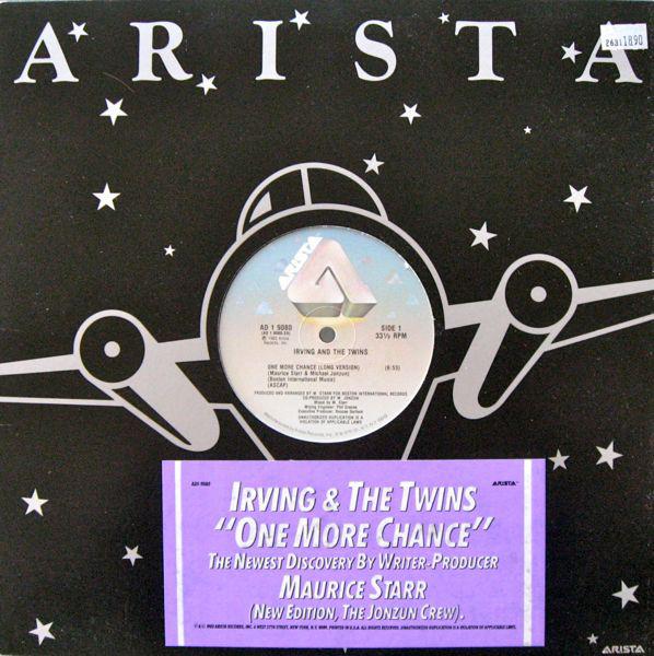 

12inch Record IRVING THE TWINS One More Chance AD19080AD19080 Arista 1983 US Dance Electronica Used
