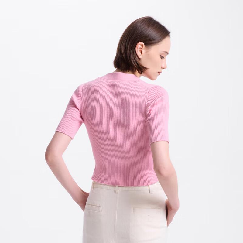 Gap Women's Washable Ribbed Knit Short Sleeve Sweater 638356