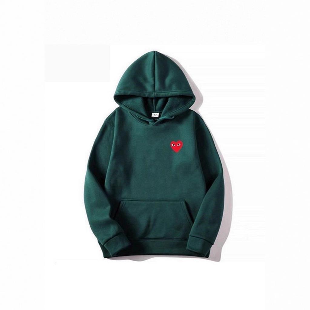 New love trendy brand couple sweater versatile men's and women's autumn and winter velvet jacket men's hooded love even large size sweater