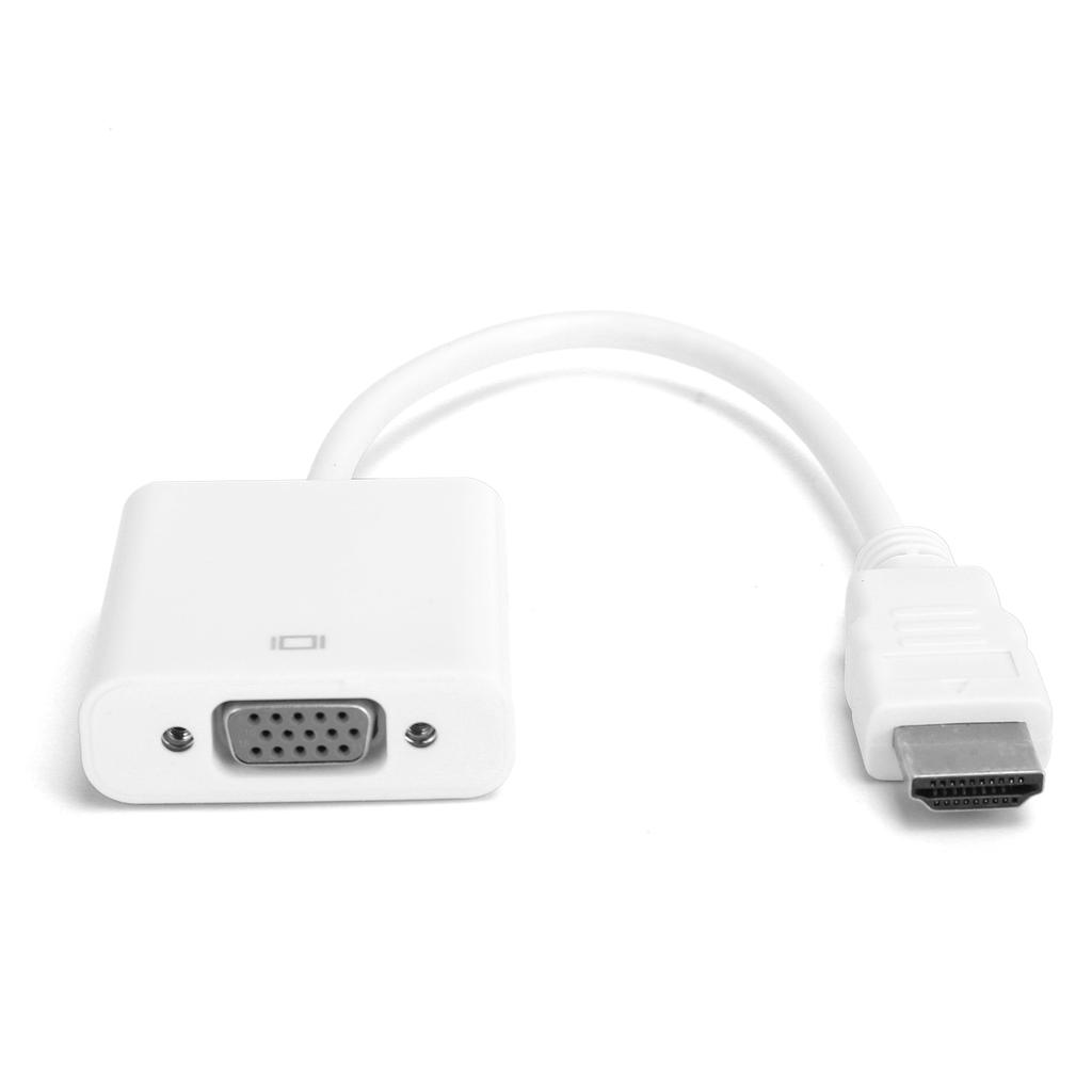HD Multimedia Interface To VGA Converter Cable with 3.5mm O for ChromebookRaspberry