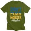 Dont Push The Horses T Shirt Unisex Short Sleeve Fashion Casual Graphic Sarcastic Minds Tee Shirt Pure Cotton Camisetas