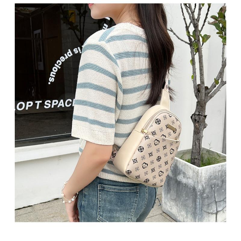 Breast Bag Women's Bag Print Bag Crossbody Bag