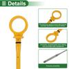 UXCELL Oil Level DipStick No.6C1Q6750BC/7C166754AD for Ford Transit V347 2.4 3.2 06-14