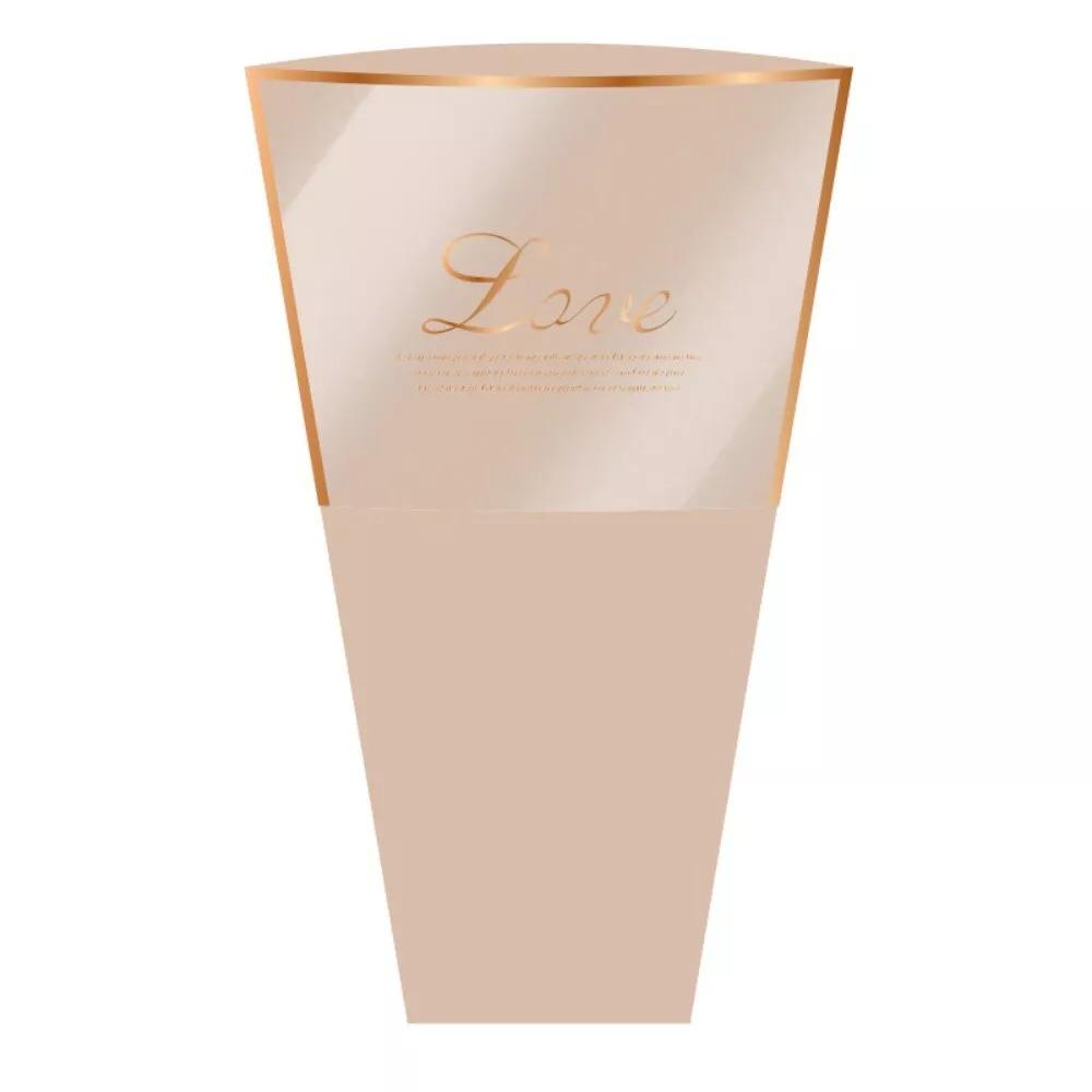 20PCS Hot Stamping Foil Bouquet Packing Bag Plastic Rose Wrapping Bag Flower Packaging Bag