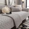 Milk fleece thickened sofa cushion autumn and winter one-piece anti-cat anti-cat scratch seat cushion cover