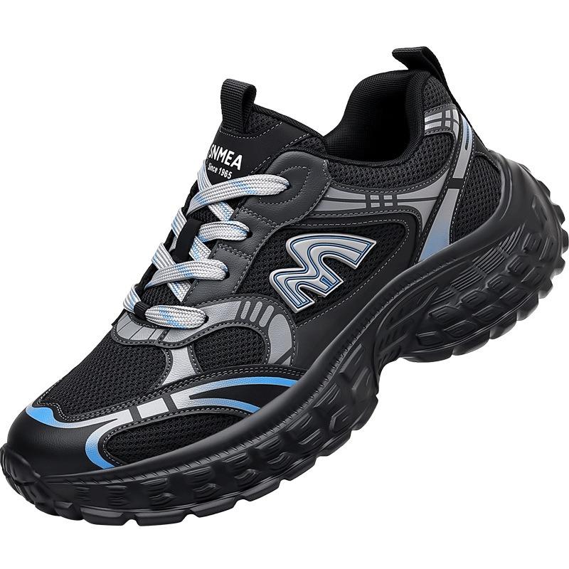 Fashion Spring Autumn Mesh Platform Men's Sneakers Fashion Soft-soled Casual Luxury Shoes Men Designer Sports Running Shoes Male