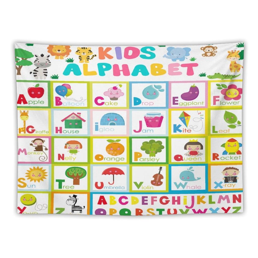 Cartoon Solar System Tapestry for Kids Boys Girls,Cute Outer Space Planet Universe Galaxy Print Tapestry Wall Hanging Home Décor