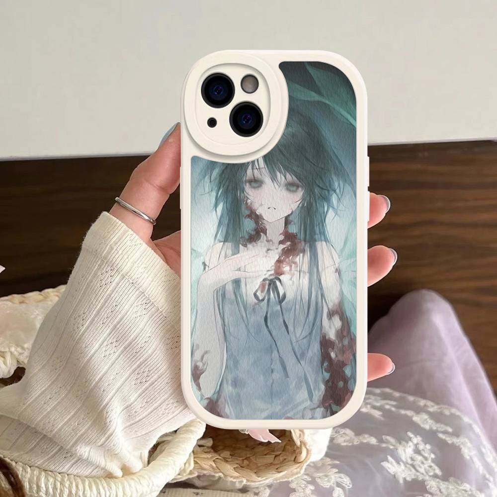 Horror Saya No Uta Game Phone Case For IPhone 16 15 14 13 12 11 Pro Max Plus Leather Soft Cover