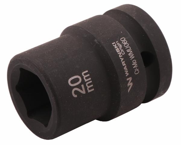 Hexagonal Impact Socket 3/4". 20 Mm. Crmo. Din 3129. Waryński