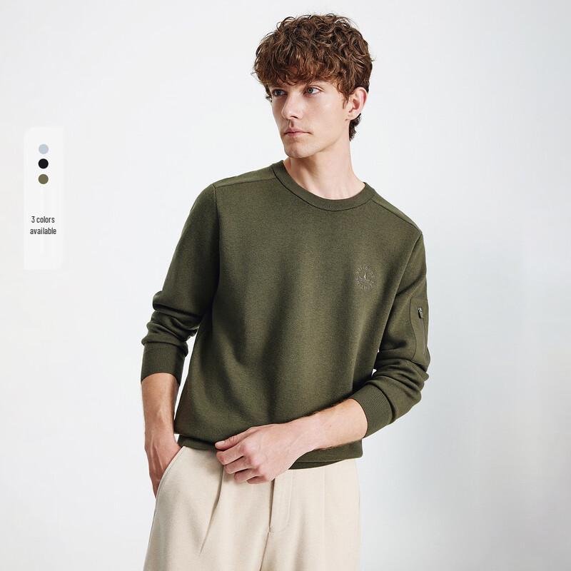 Navigare Men's 2025 New Collection Cotton Round Neck Knit Sweater