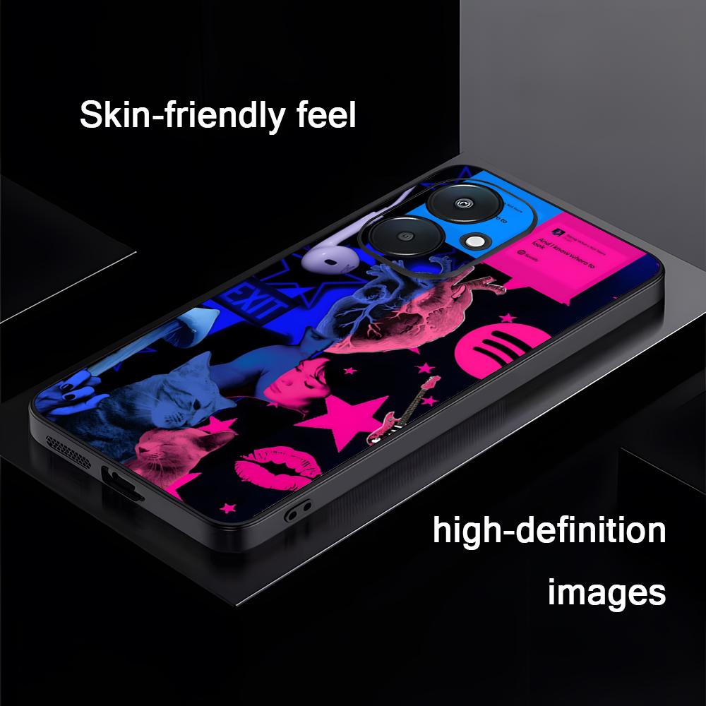

Star TV Girl Singer Popular Phone Case For Xiaomi Redmi 14C 13C 12C Note14 13 12 11 10 Pro Plus S Soft Black Phone Cover Redmi Note 12 Pro+