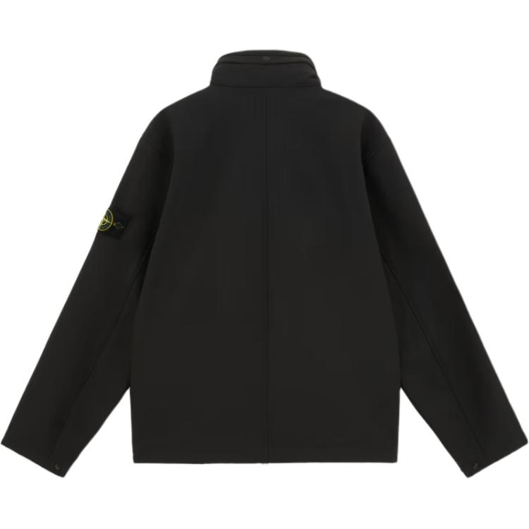 Stone Island Light Jacket Black Men Outerwear 8115Q0222-V0029
