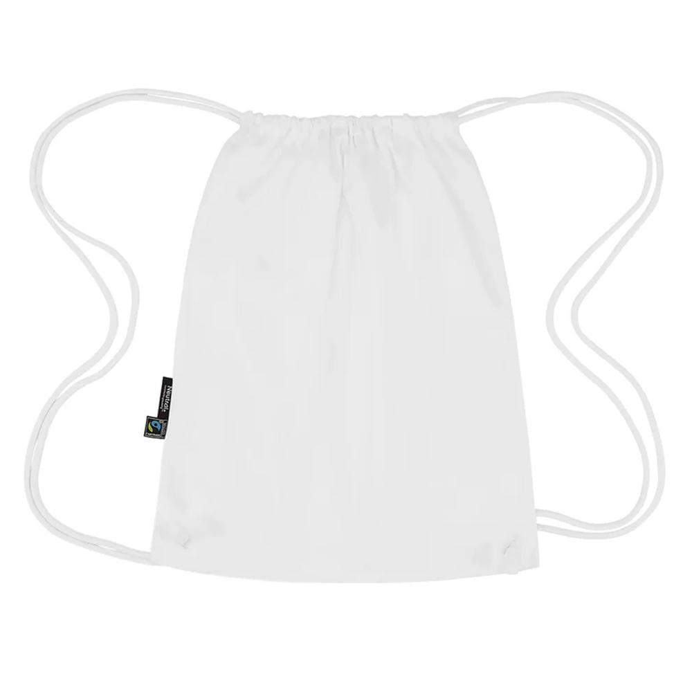 Neutral Plain Gym Drawstring Bag