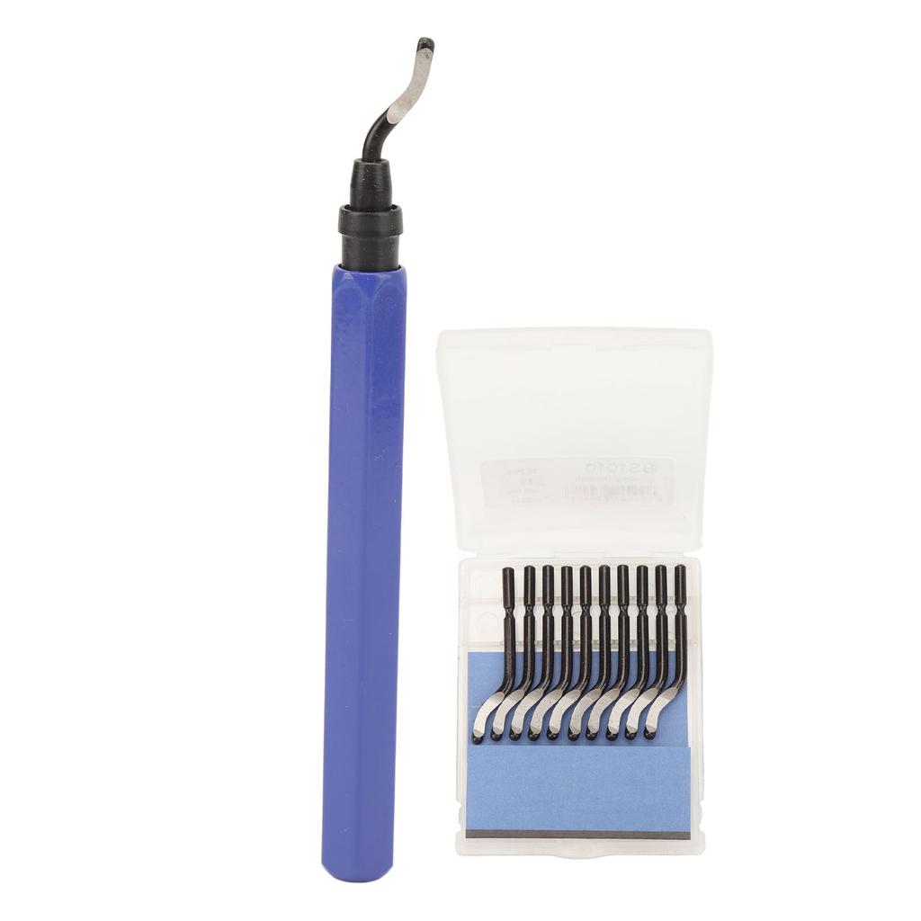 Entgratwerkzeug mit 10 Klingen Kantenentferner für Kupfer-PVC-Rohre 3D-Druck Harzkunst Metall