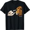 Boop Lukas 10 19 Lustiges Löwe und Lamm Boop Bibelvers T-Shirt