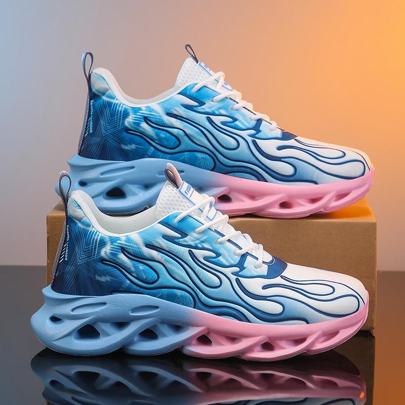 

Men Summer Sports Sneakers Comfortable Fashion Men s Running Shoes Road Walking Athletic Workout Gym Gradient Sporty Footwears 39