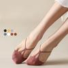Summer Cross-sling Boat Socks Thin Ice Silk Invisible Socks Silicone Anti-slip Cotton Bottom Shallow Mouth Socks