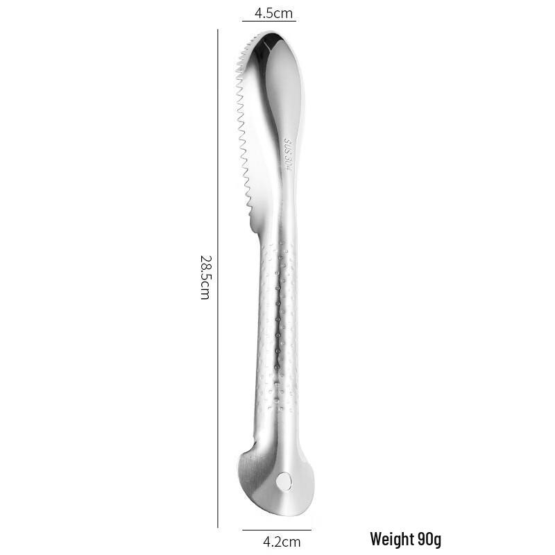 304 Stainless Steel Fish Scale Scraper (4-Pack)