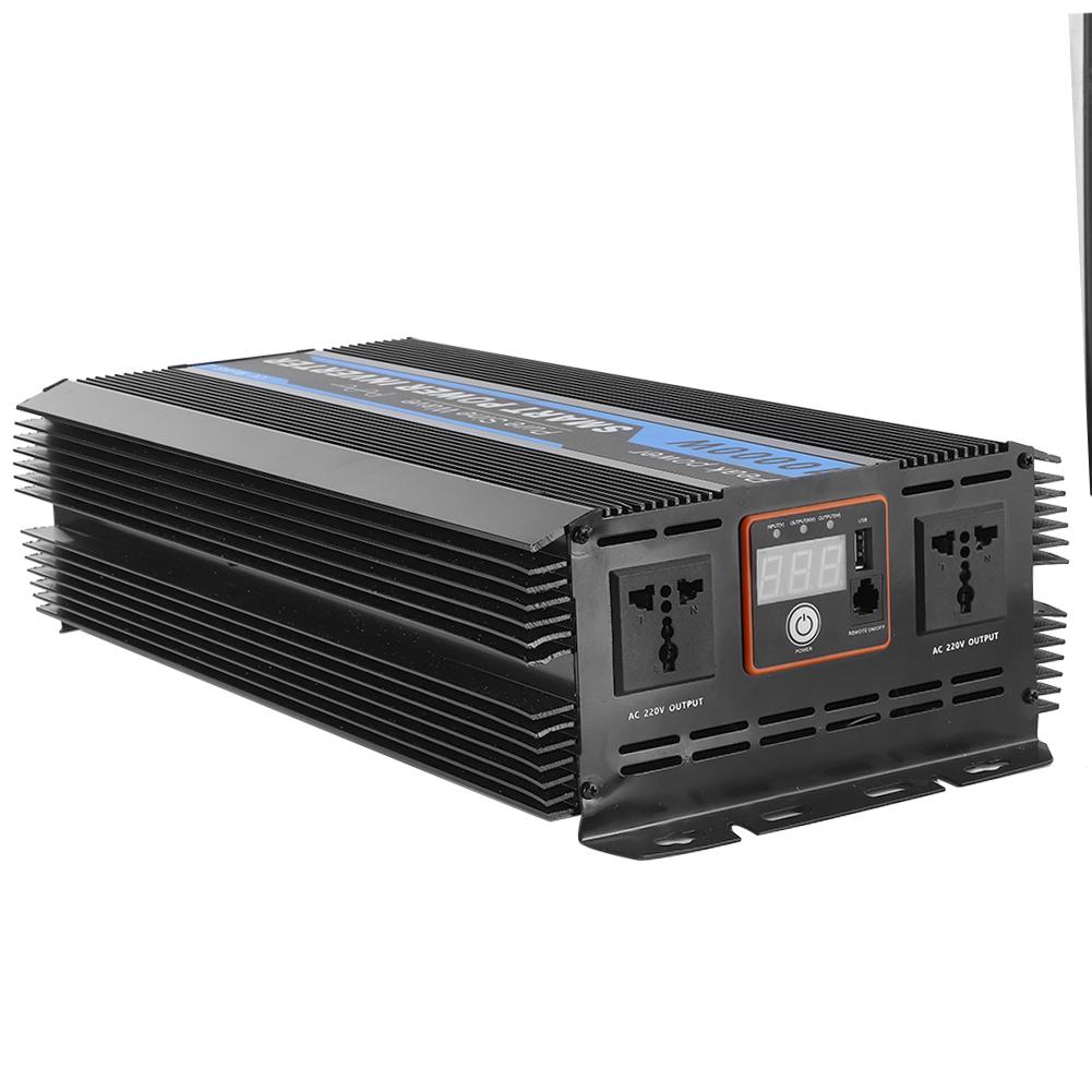 10000W Car Power Converter Transformer Pure Sine Wave Voltage Inverter 12V to 220V‑240V