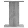 Supports de haut parleurs 2 pcs gris sonoma bois d ingénierie