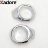 For Ford EcoSport 2013 2014 2015 2016 Chrome Car Front Fog Light Lamp Cover Trim Head Foglight Foglamp Bezel Trims Accessories