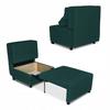 Fold-out Armchair for Sleeping KIMO Container Family Furniture Hunter Green