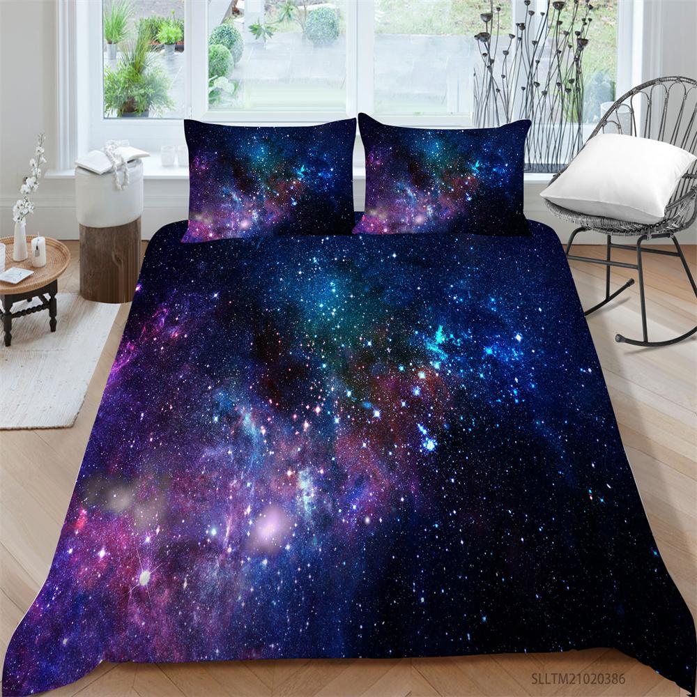 3D-Druck Bettbezug Scripes Heimtextilien mit Kissenbezug Queen-Size-Bettwäsche Kinder Luxus-Bettwäschebezug