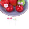 8 Pcs Kids Fruit Picks Needle Stick Toothpicks Mini Creative Fruit Cake Dessert Food Forks Lunch Box Decor Bento Accessories