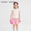 Balabala Girls' Summer Sleeveless Top & Skirt Set