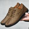 Ręcznie Robione Skórzane Casualowe Męskie Buty Design Trampki Mężczyzna Wygodne Skórzane Buty Męskie Mokasyny Gorąca Sprzedaż Mokasyny Buty do Jazdy