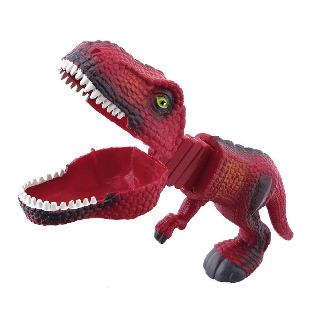 

Animal Snapper Dino Toys Dinosaur Bite Game Animal Claw Chomper Toy Dinosaur Grabber Toys коричневий