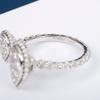 New Hot Top Quality Hot Sale Famous Brand Anniversary Gift Party Jewelry for Women Europe Luxury Zircon Opening Adjustable Rings