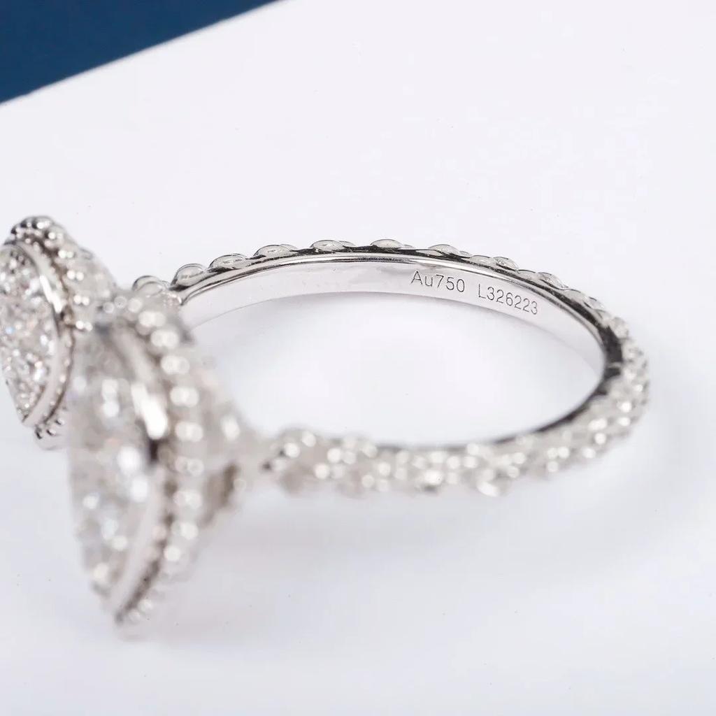 New Hot Top Quality Hot Sale Famous Brand Anniversary Gift Party Jewelry for Women Europe Luxury Zircon Opening Adjustable Rings