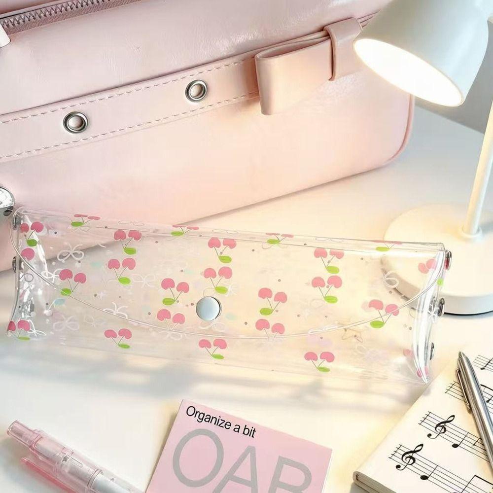 Transparent Pen Bag PVC Stationery Pouch High Quality Pencil Pouch  Back To School