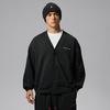 Jordan As M J Jackets Men's Black V Neck Moderate
