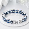 Personalized Punk Motorcycle Bracelet Stainless Steel Bracelet Fashion Silver Bicycle Chain Bracelet
