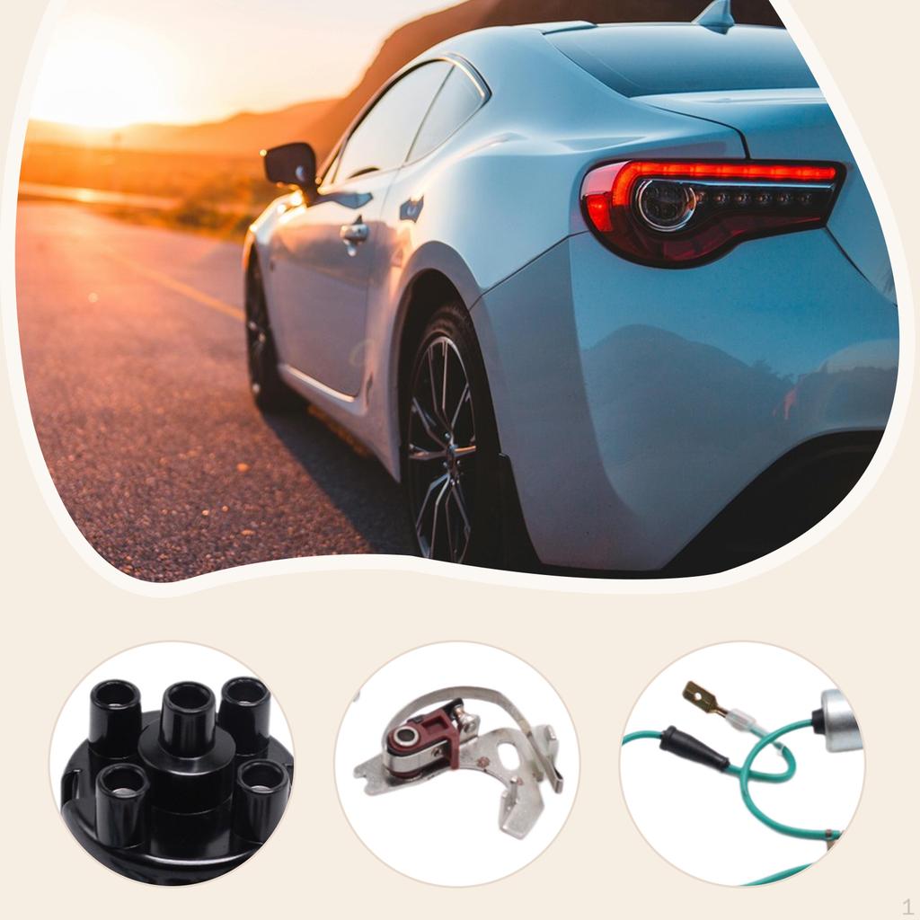 Distributor Cap and Rotor Kit Premium Maintenance Aluminum Alloy Heavy Duty