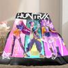 1pc Kpop Demon Hunters Blanket, Cozy Valentine's Day Blanket, Multi-functional Nap Blanket Available Throughout the Four Seasons