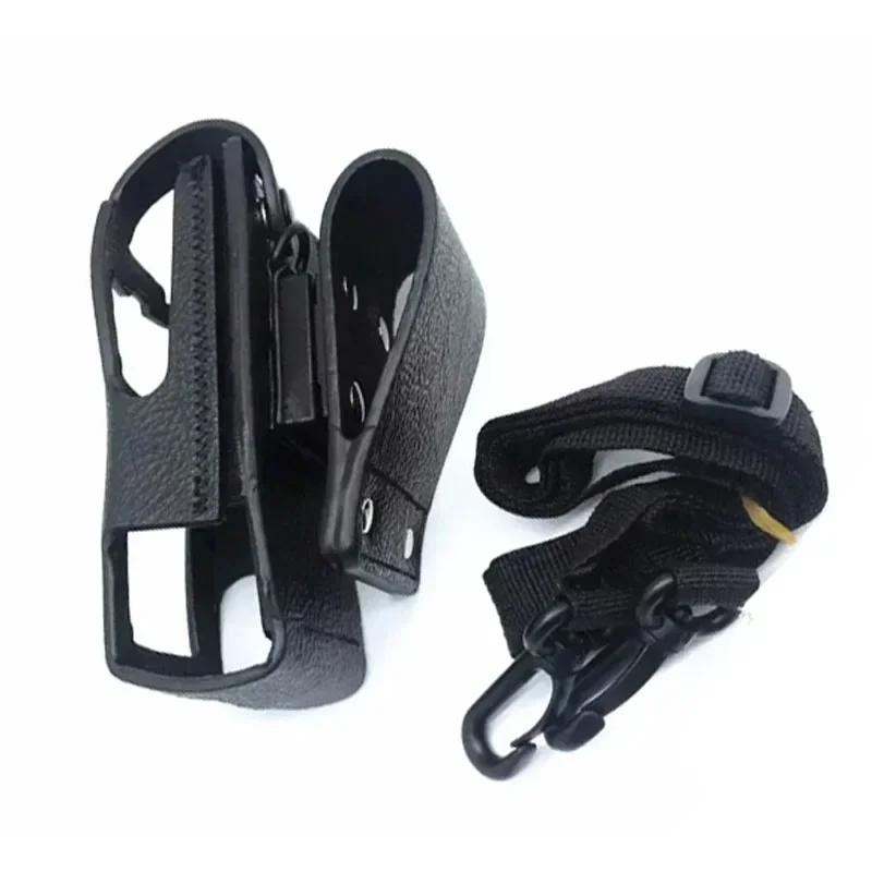 Walkie Talkie Leather Case Protective Sleeve Holster Shoulder Bag for Motorola MTP3150 MTP3200 MTP3250 MTP3500 MTP3550 Radio