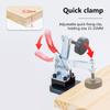 35mm Concealed Hinge Jig Hinge Hole Puncher Tool Long Lasting Aluminum Material, Woodworking Aid for Home Improvement