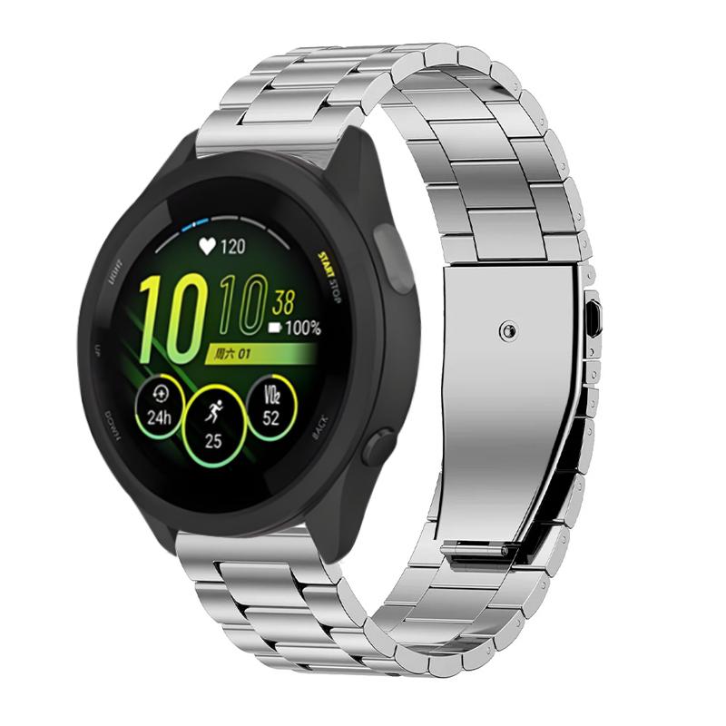 

22mm 20mm 18mm Metal Band For Garmin Forerunner 570 970 55 265 965 165 255 955 Venu 4 3 2/Active 6/5/4 Stainless Steel Bracelet Garmin Venu 4 41mm серебряный