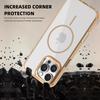 For iPhone 16 Pro Magnetic Clear Case TPU PC Protective Phone Cover