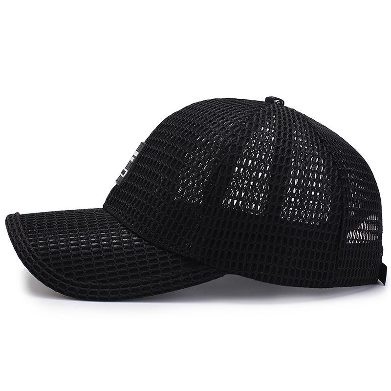 Hat Men's Summer Outdoor Baseball Cap Korean Version Sunscreen Sun Hat Summer Cold Hat Mesh Hat Sun Hat Peaked Cap