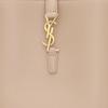 Saint Laurent Ysl Cassandre Metal Letter Logo Hook Closure Leather Bucket Bag Mini Women Bags Dark-Beige 765870-2R20W-2721