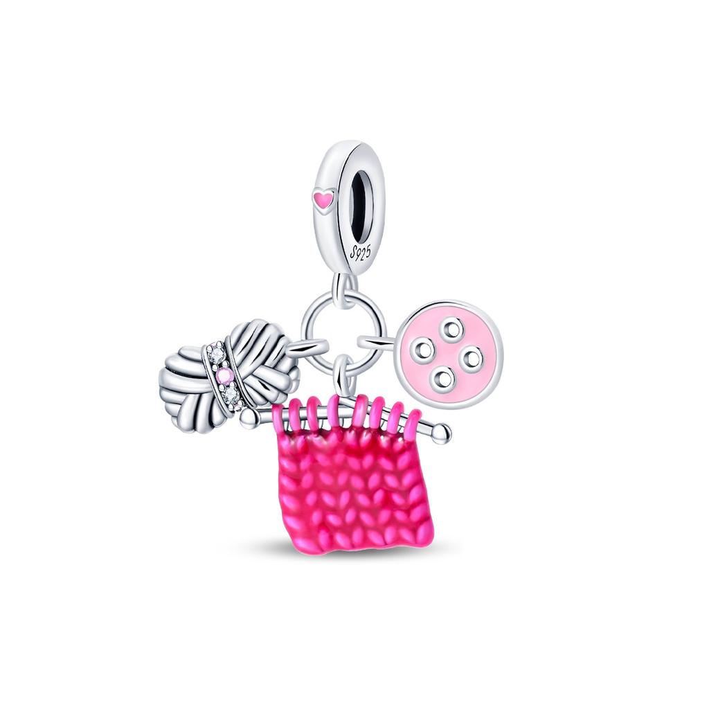 Exquisite Copper Wool Handbag Spinning Lipstick Comb Scissors Charms Fit Diy Bracelet Necklace Fine Home Decor Gift