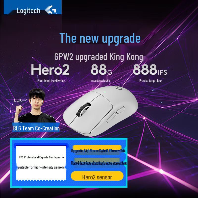 

Logitech G PRO X SUPERLIGHT (GPW2) Wireless Gaming Mouse
