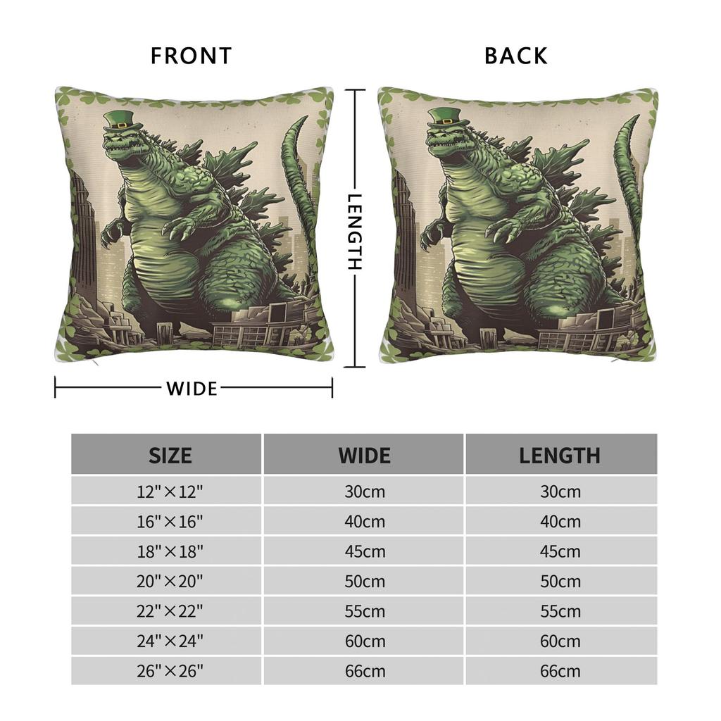 Pillow Cover Easter Japanese Art Kaiju Leprachaun Morden Pillow Case For Living Room Bed Chair Pillowcases